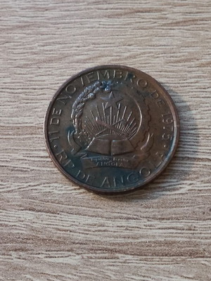 50 Kwanzas Angola used, very rare coin (1975-1978)