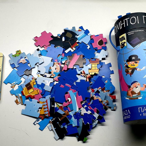 Children's baby educational puzzle game Fearless Pirates used