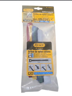 Velcro cable ties set of 12 pieces 12mmx150mm new