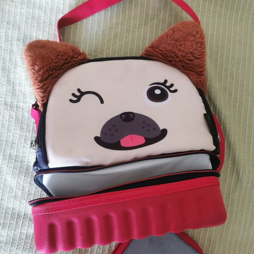 School bag set used with lunch bag and pencil case