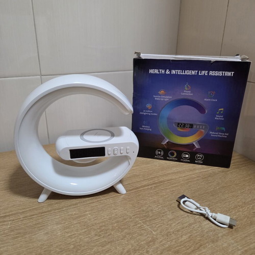 Multifunctional Smart LED Lamp G with Wireless Charging and Bluetooth Speaker