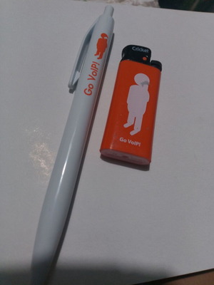 Συλλεκτικό στυλό και αναπτήρας Voip… - € 6,00 - Vendora.gr