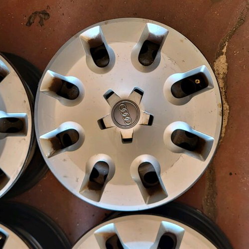 Audi steel rims used 15" with hubcaps
