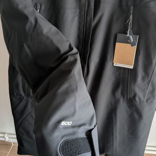 The North Face MTN Range Down Insulated Waterproof Hooded Parka Jacket Size Medium Black New