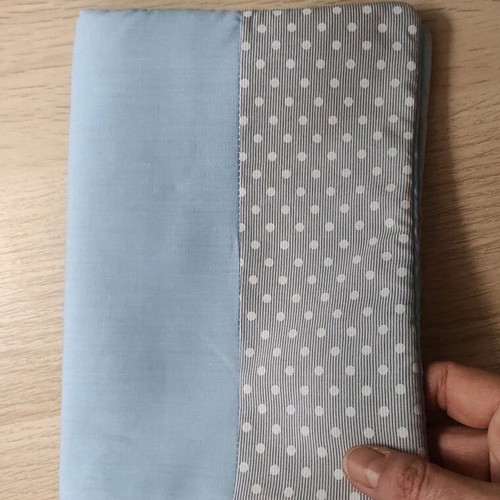 Child health booklet cover new fabric polka dot