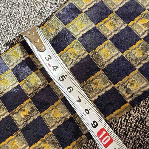 Rico Sangeur vintage premium silk tie like new, blue and yellow