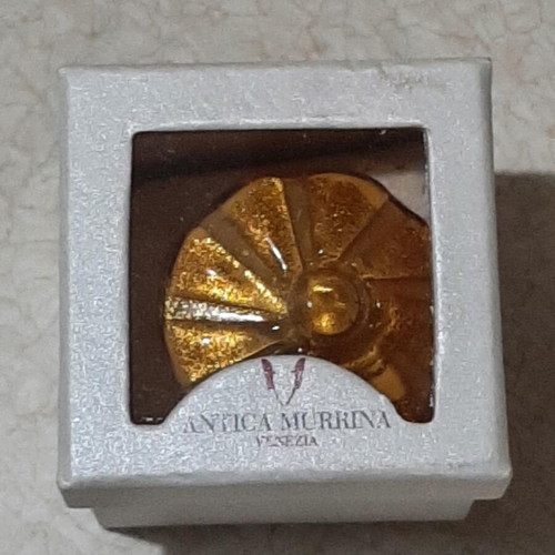 Antica Murrina Venezia ring brand new, rare piece, size 6 (52)