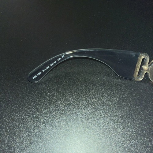 Versace sunglasses like new with transparent acetate frame