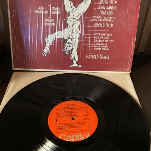 Zorba Original Broadway Cast Recording vinyl