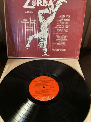 Zorba Original Broadway Cast Recording vinyl