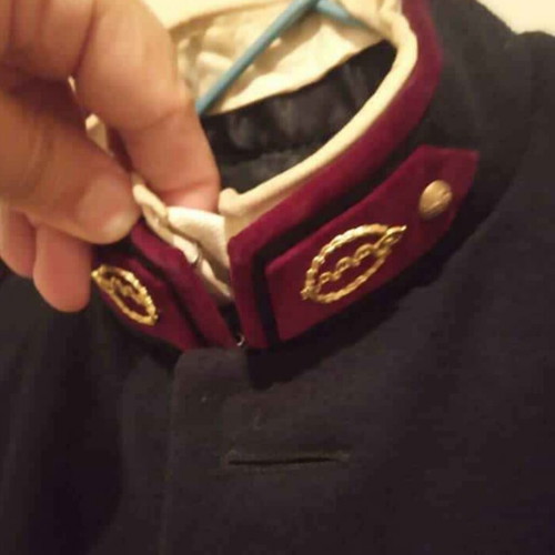 Uniform of Medical Corps Lieutenant Colonel, dark blue, like new, 50+ years old