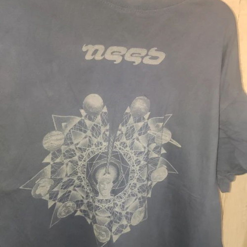 Need band official merchandise t-shirt, large, blue