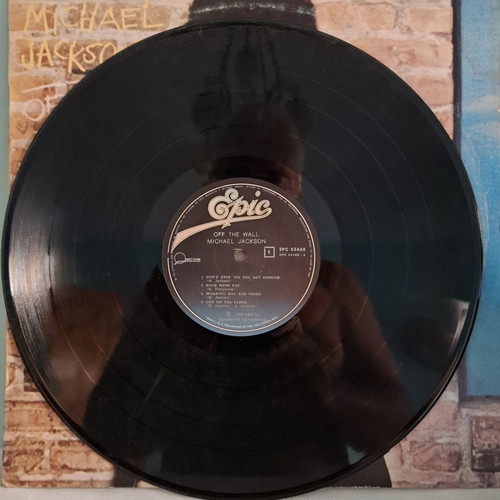 Michael Jackson vinyl record used