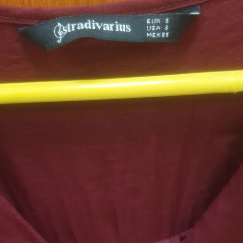 Stradivarius blouse burgundy size S