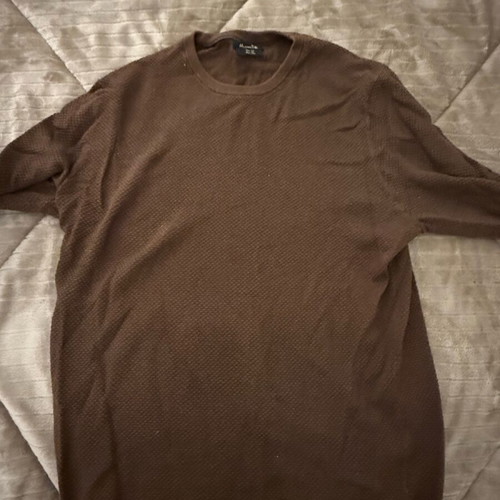 Massimo Dutti knitted blouse used, brown, size S