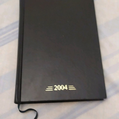 Diary 2004 used with few written pages