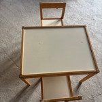 Children's table with chairs used