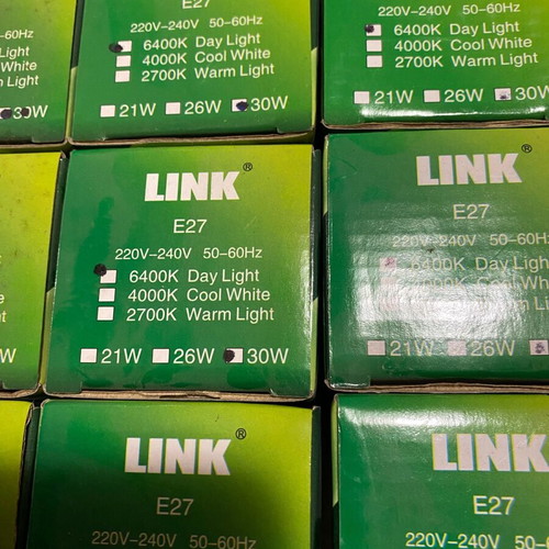 Energy Saving Lamps 30 Watt Pack of 10 New