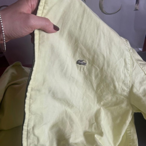 Lacoste men's lime vintage Harrington jacket size M like new