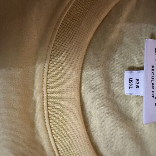 Lacoste t-shirt XL, yellow