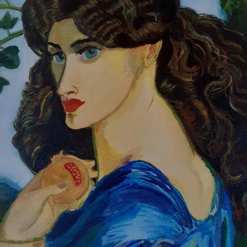 Persephone painting acrylic on canvas new 20x30