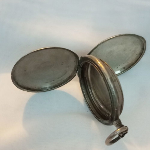 Silver case 800 for pocket watch like new, vintage, 39.3gr, 5cm diameter