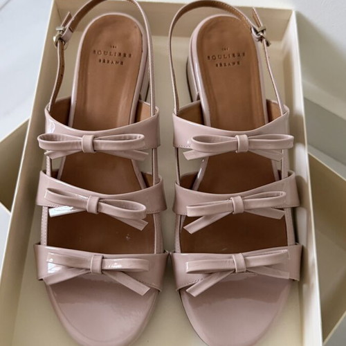 Low Evie Sandals Sezane size 40, like new, pink