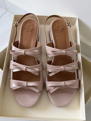 Low Evie Sandals Sezane size 40, like new, pink