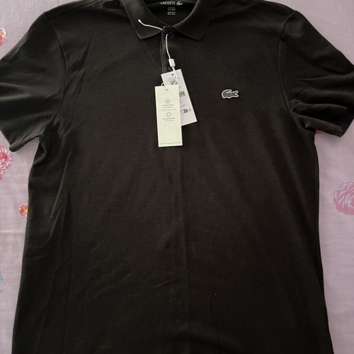 Lacoste polo shirt, black, size L