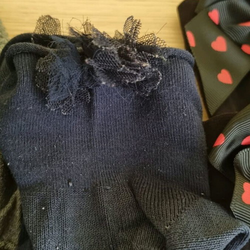 Calzedonia socks used, pack of 4 pairs, black and grey