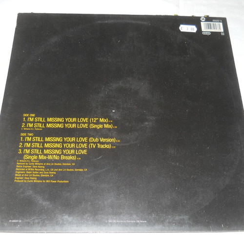 S.O.S. Band I'm Still Missing Your Love vinyl used
