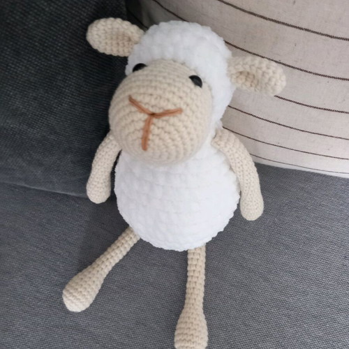 Amigurumi handmade knitted sheep 27 cm new