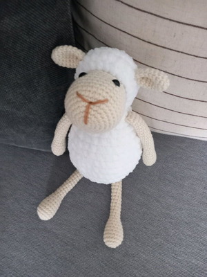 Amigurumi handmade knitted sheep 27 cm new