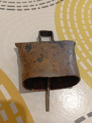 Traditional handmade Tsokani bell, 33g, 7x4 cm