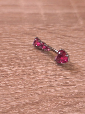 Pink earring new