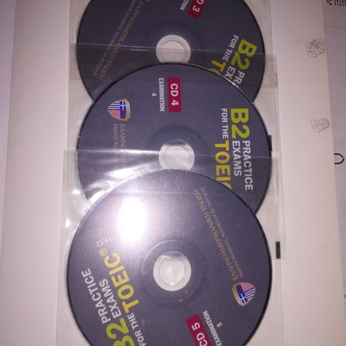 B2 Practice Exams for the TOEIC Test with Strategies used, 5 audio CDs