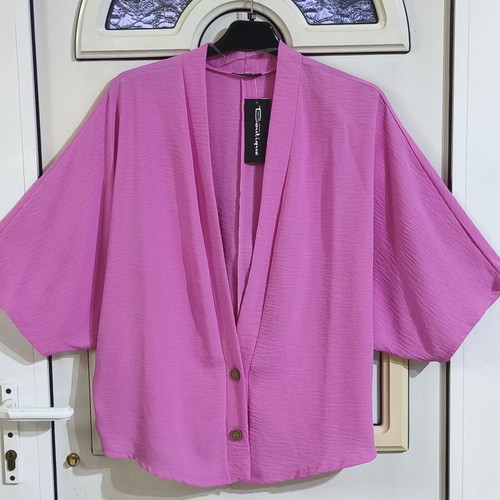 Kimono bolero pink one size oversized new