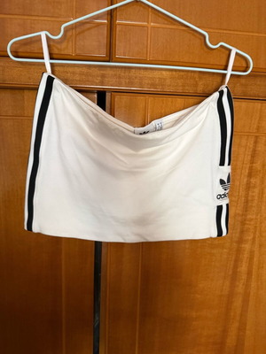 Adidas tube top new unworn, white, size L