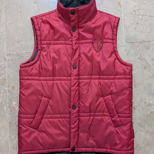 Livergy burgundy sleeveless jacket M like new