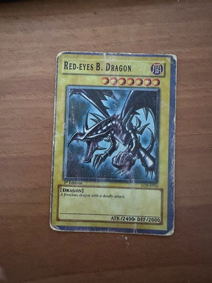 Red eyes black dragon used 1st Edition Lob-E056