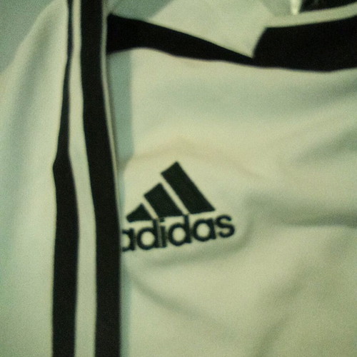 Adidas men's long-sleeve shirt new, black and white, XXL