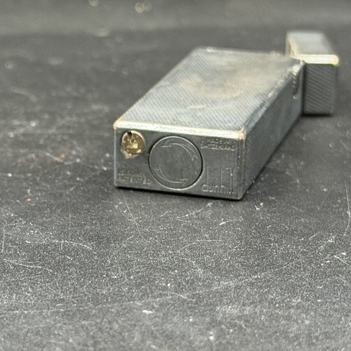 Dunhil silver lighter used, needs service, not working