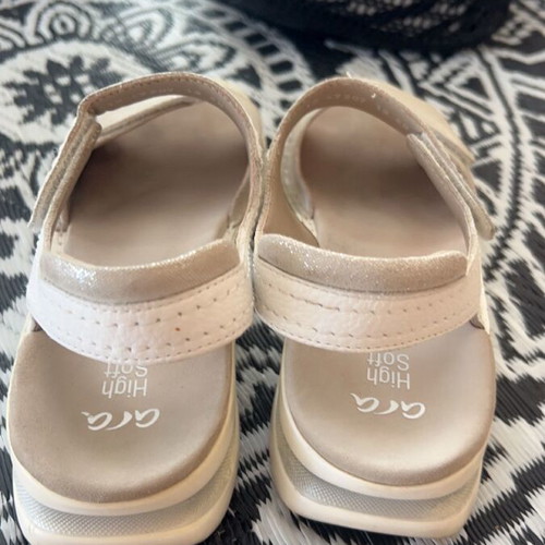 Ara anatomical sandals like new, size 40, white and grey