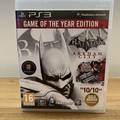 Batman Arkham City GOTY PS3 game used