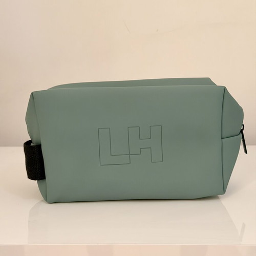 Lierac men's toiletry bag new, turquoise