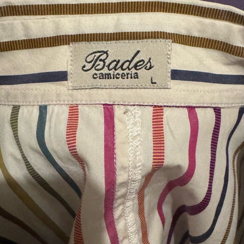 Striped shirt like new, straight fit, multicolor, size L