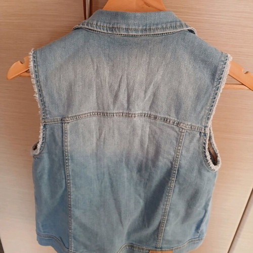 Zara sleeveless vest like new, blue, size 12-14