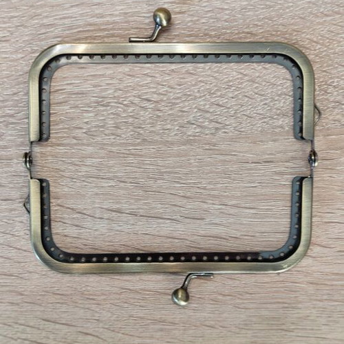 Metal bag frame clasp 12.5cm new (click clack)