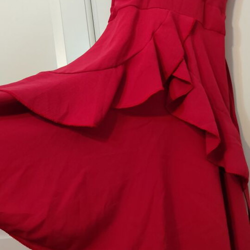 Mini dress coral color size Small like new
