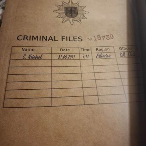 Detective Stories: Fire in Adlerstein board game, unique deduction